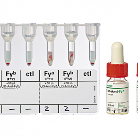 Bio-Rad_51270_09210_09310_Test of Antigen Fya and Fyb, ID-Card FyaFyb, Test Serum ID-Anti-FyaFyb