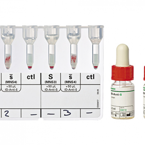 Bio-Rad_51280_09010_09110_Test of Antigen S and s ID-Card Ss, Test Serum ID-Anti-Ss